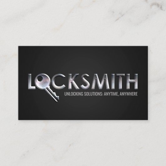 Schlosserdienste Visitenkarte (Vorderseite)