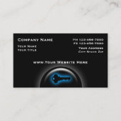 Schlossermeisterkarten Visitenkarte (Vorderseite)