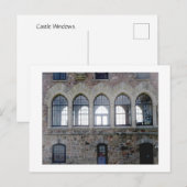 Schlossfenster Postkarte (Vorne/Hinten)