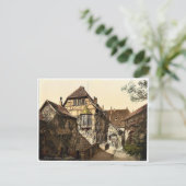 Schlosshof, Wartburg, Thüringen, Deutschland - sel Postkarte (Stehend Vorderseite)