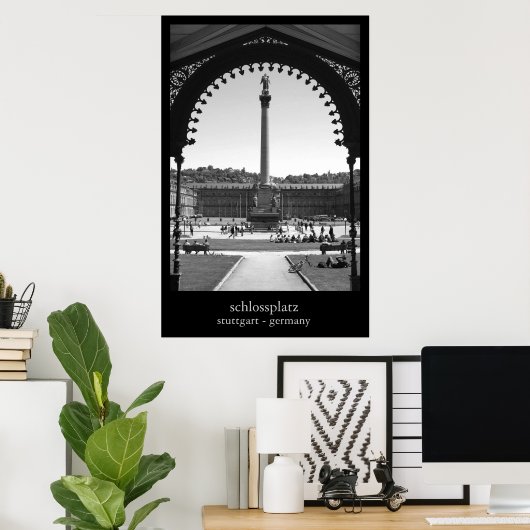 Schlossplatz Poster (Heimbüro)