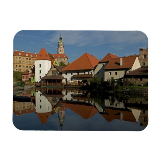 Schlossturm, Moldau, Cesky Krumlov, Magnet (Horizontal)