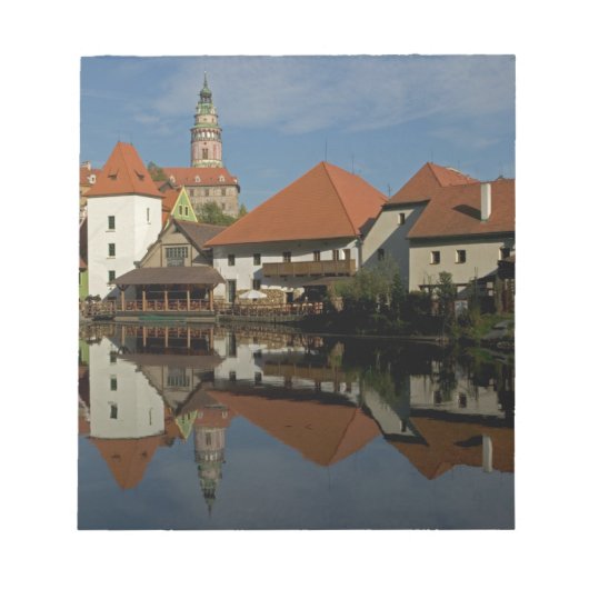 Schlossturm, Moldau, Cesky Krumlov, Notizblock (Vorderseite)
