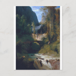 Schlucht bei Amalfi - 1831 von Carl Blechen Postkarte