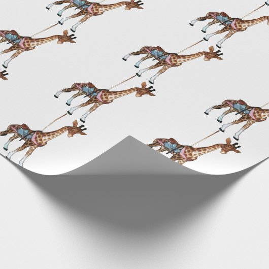 Schlucht-Echo-Giraffe Geschenkpapier (Ecke)
