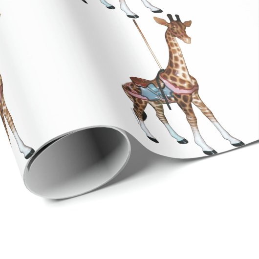 Schlucht-Echo-Giraffe Geschenkpapier (Rolleneckpunkt)
