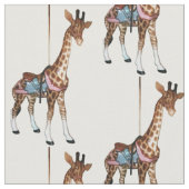 Schlucht-Echo-Giraffe Stoff (Nahaufnahme)