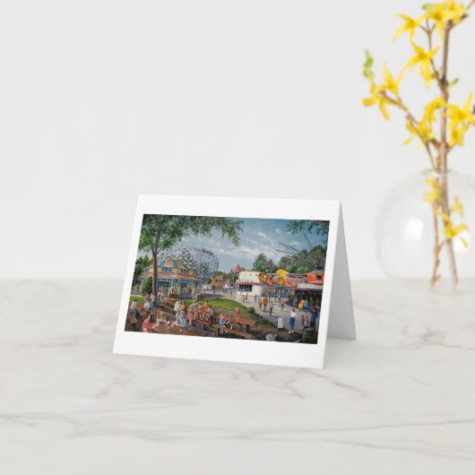 "Schlucht-Echo-Vergnügungspark-" Karte Pauls (Gelbe Blume)