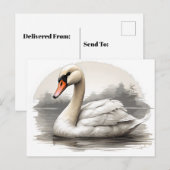 Schlucht im Wasser Postkarte (Vorne/Hinten)