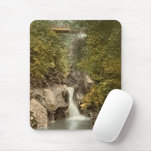 Schlucht kann Wasserfall, Schale, Isle of Man, Mousepad (Mit Mouse)
