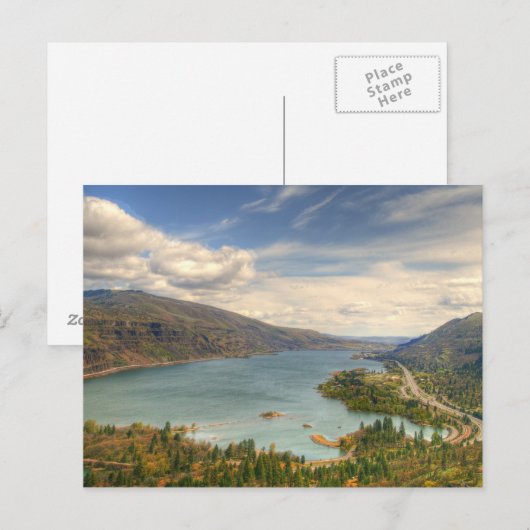 Schlucht Postkarte (Vorne/Hinten)