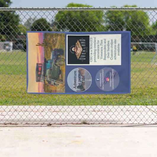 Schlucht-Staat Überland Banner (Insitu)