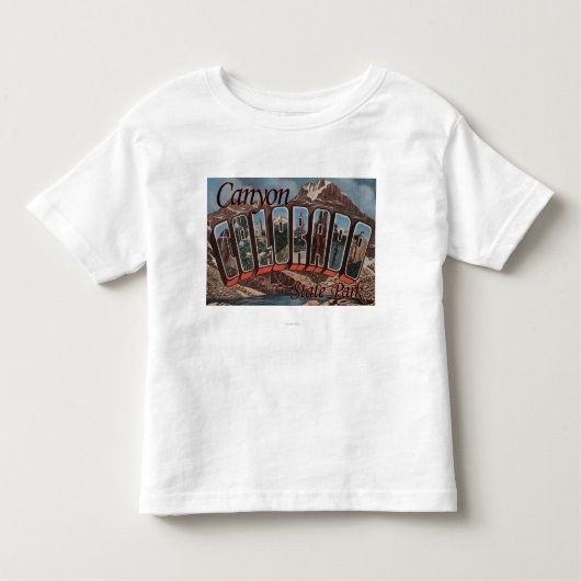 Schlucht-Staats-Park, Colorado - große Kleinkind T-shirt (Vorderseite)