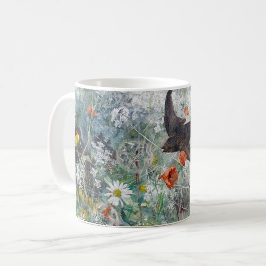 Schlucht und Blume Field, Bruno Liljefors Kaffeetasse (Vorderseite Links)