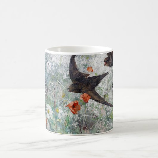 Schlucht und Blume Field, Bruno Liljefors Kaffeetasse (Mittel)