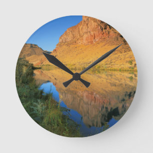 Schlucht USA, Oregon, Owyhee Fluss Runde Wanduhr