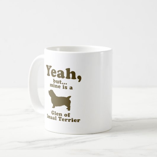 Schlucht von Imaal Terrier Kaffeetasse (Vorderseite Links)