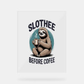 Schlucht vor Kaffeeveröffentlichung Acrylschild (Vorderseite)