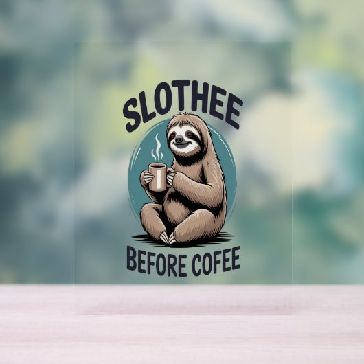 Schlucht vor Kaffeeveröffentlichung Acrylschild (Neutral)