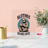 Schlucht vor Kaffeeveröffentlichung Acrylschild (Hochzeit)