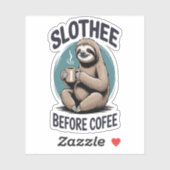 Schlucht vor Kaffeeveröffentlichung Aufkleber (Blatt)