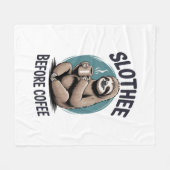 Schlucht vor Kaffeeveröffentlichung Fleecedecke (Vorderseite (Horizontal))