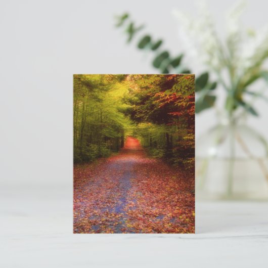 Schlucht-Wald Postkarte (Stehend Vorderseite)