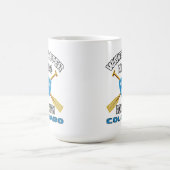 Schlucht Whitewater-Flößensbrowns Kaffeetasse (Mittel)
