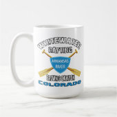 Schlucht Whitewater-Flößensbrowns Kaffeetasse (Links)
