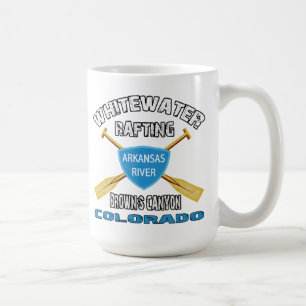 Schlucht Whitewater-Flößensbrowns Kaffeetasse