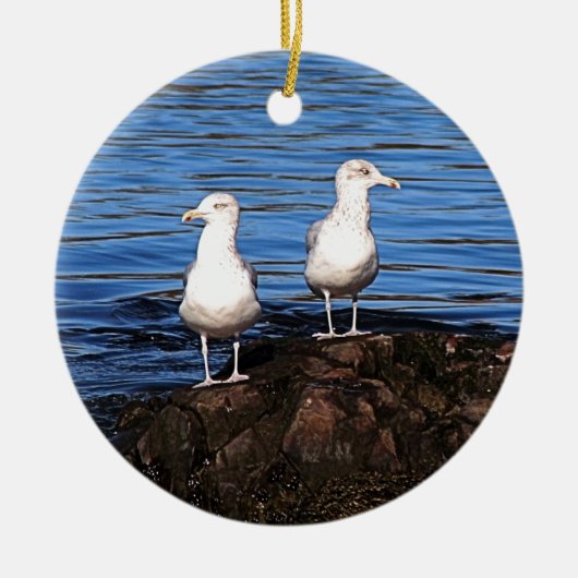 Schluchten auf den Felsen Keramikornament (Vorne)