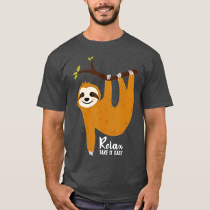 Schluchten auf einem Baum Funny Sloth Lover Relax T-Shirt