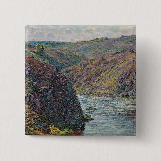 Schluchten Claude Monets | des Creuse Button (Vorderseite)