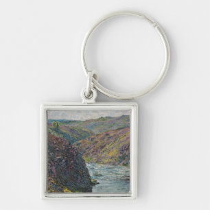 Schluchten Claude Monets   des Creuse Schlüsselanhänger