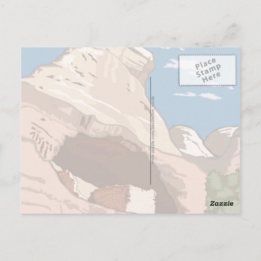 Schluchten der Antike Postkarte (Rückseite)