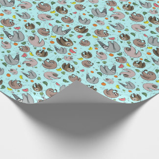 Schluchten in Blau Geschenkpapier