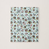 Schluchten in Blau Puzzle (Vertikal)