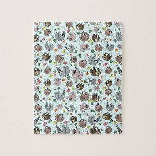 Schluchten in Blau Puzzle