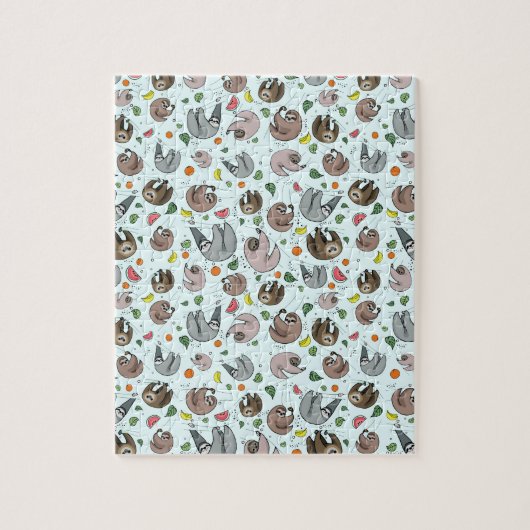 Schluchten in Blau Puzzle (Vertikal)