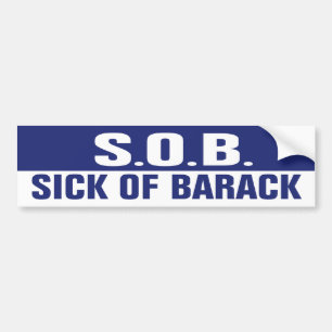 SCHLUCHZEN - Kranker von Barack Autoaufkleber