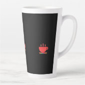Schluck Zu Schwarz Milchtasse (Rechts)