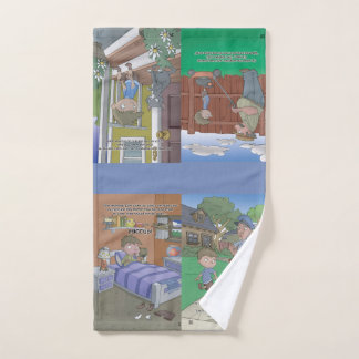 Schluckauf-Buchhandtuch - 4 Bilder Handtuch