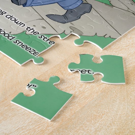 Schluckauf-Buchpuzzlespiel - der Mailman - 8x10 Puzzle (Seite)