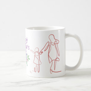 Schlückchen der Liebe – Frohe Muttertags-Tassen Kaffeetasse