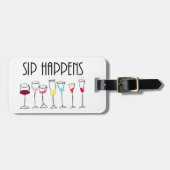 SCHLÜCKCHEN GESCHIEHT GEPÄCKANHÄNGER (Vorderseite horizontal)