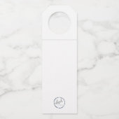 Schlückchen-Schlückchen Hooray! Flaschenanhänger (Rückseite)