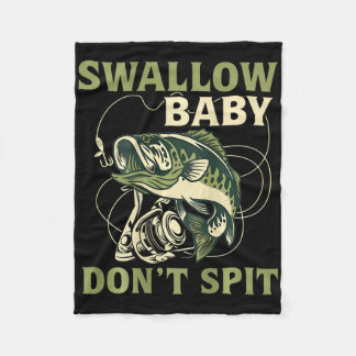 Schlucken Baby Dont Spit Funny Fish Fish T-Shirts Fleecedecke