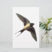 Schlucken Clear Briefpapier (Stehend Vorderseite)