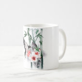 Schlucken mit Bamboo und Blume Classic Kaffeetasse (VorderseiteRechts)