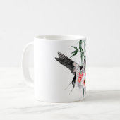 Schlucken mit Bamboo und Blume Classic Kaffeetasse (Vorderseite Links)